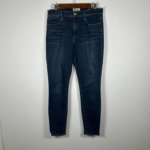 Frame Le High Rise Skinny Jeans, Sz 30 - Picture 3 of 10
